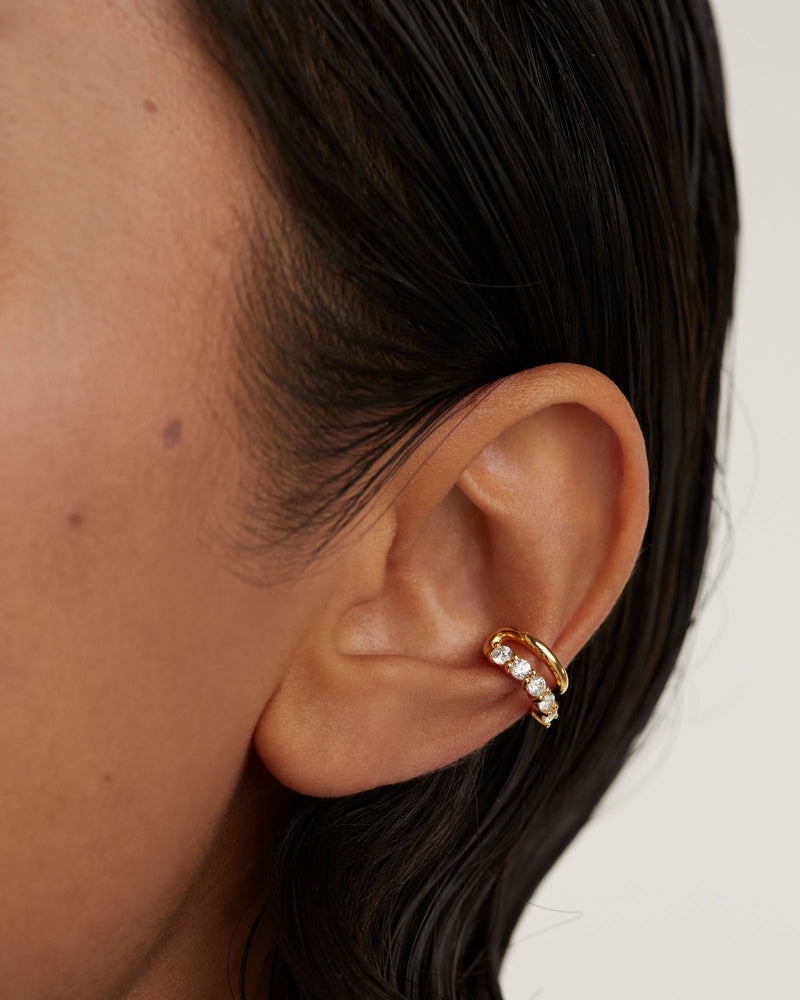 Alexia Ear Cuff - 
  
    Sterling Silver / 18K Gold plating
  
