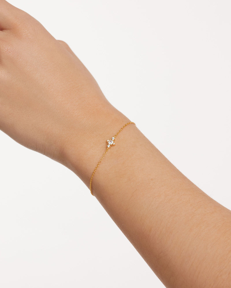 Pulsera Laura - 
  
    Plata de Ley / Baño de Oro 18K
  
