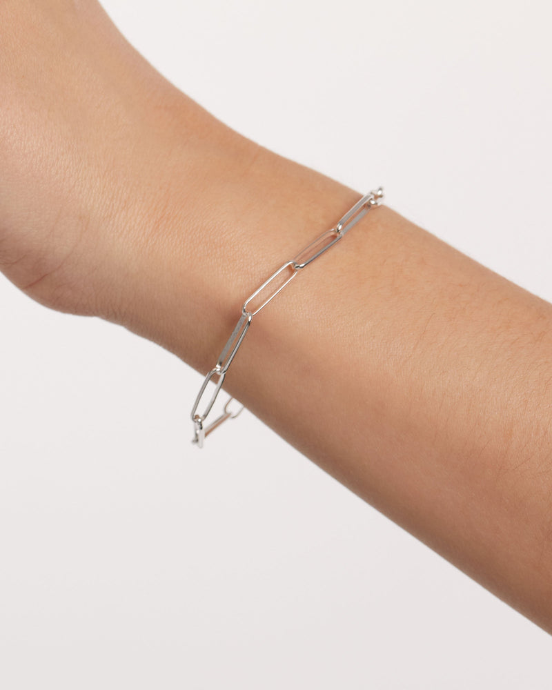 Pulsera Cadena de Plata Big Statement - 
  
    Plata de Ley
  
