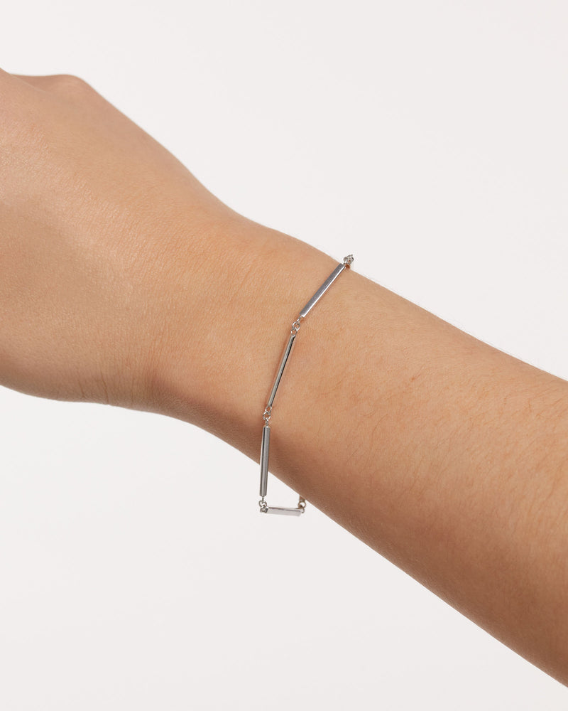 Bar Chain Silver Bracelet - 
  
    Sterling Silver
  
