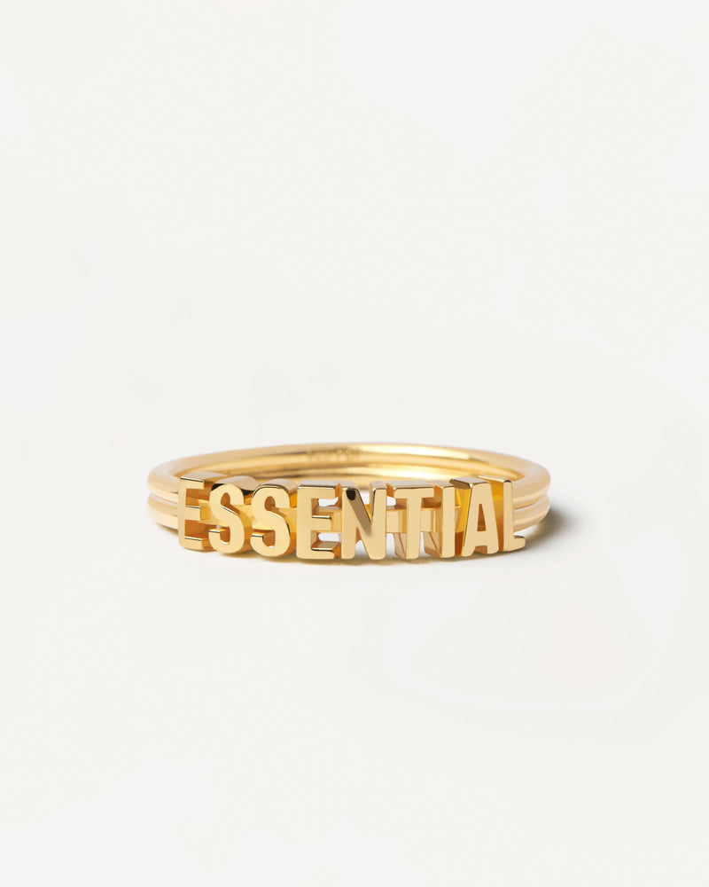 Essential Ring - 
  
    Sterling Silver / 18K Gold plating
  
