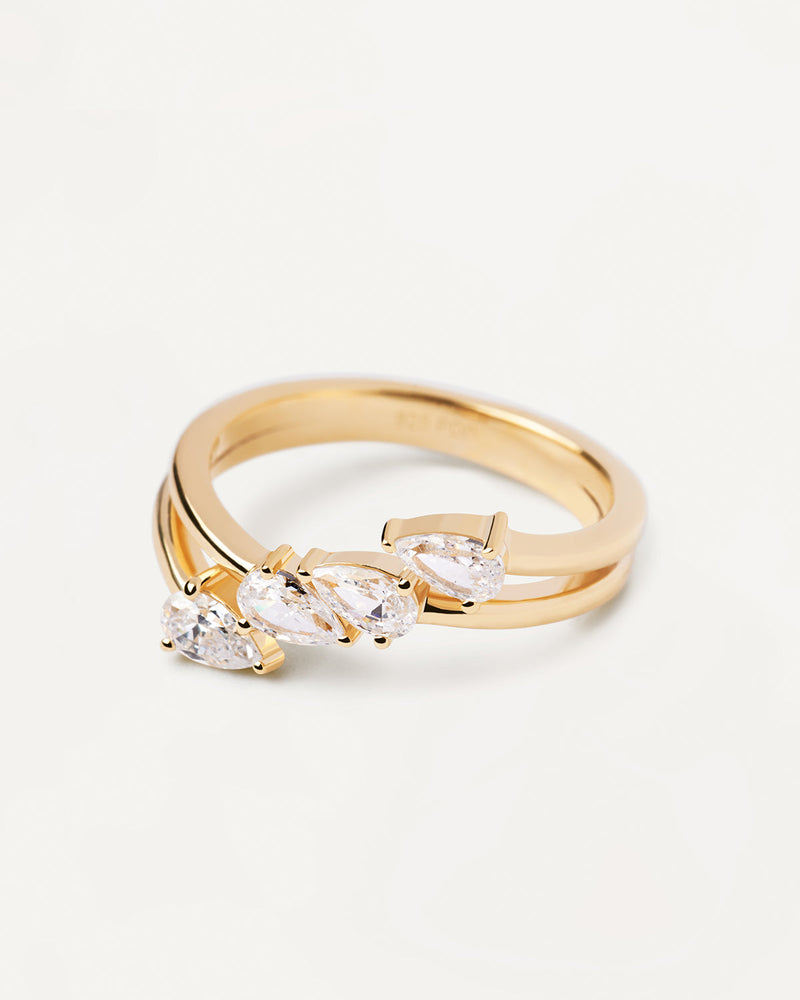 Terra Ring - 
  
    Sterling Silver / 18K Gold plating
  
