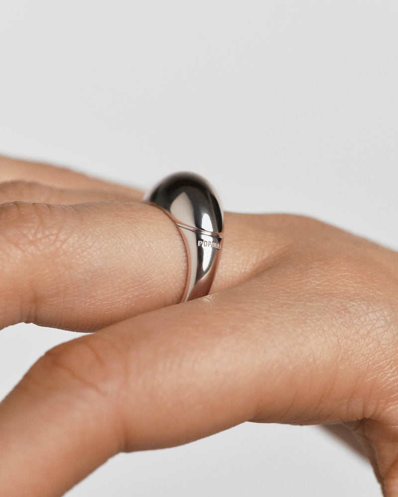 Bague en Argent Bamboo - 
  
    Argent massif
  
