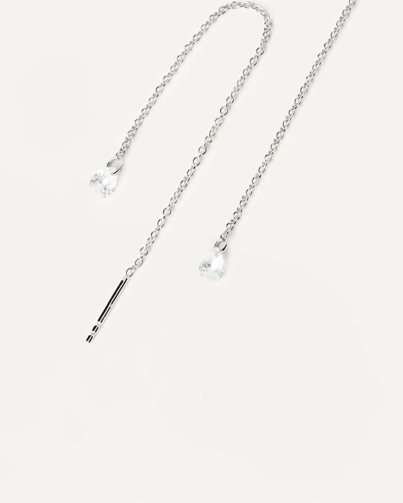 Orecchini pendenti in argento Waterfall - 
  
    Argento sterling
  
