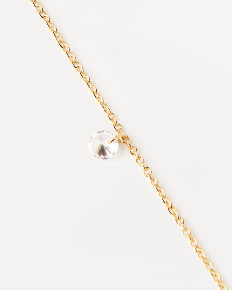 Joy solitary Necklace - 
  
    Sterling Silver / 18K Gold plating
  
