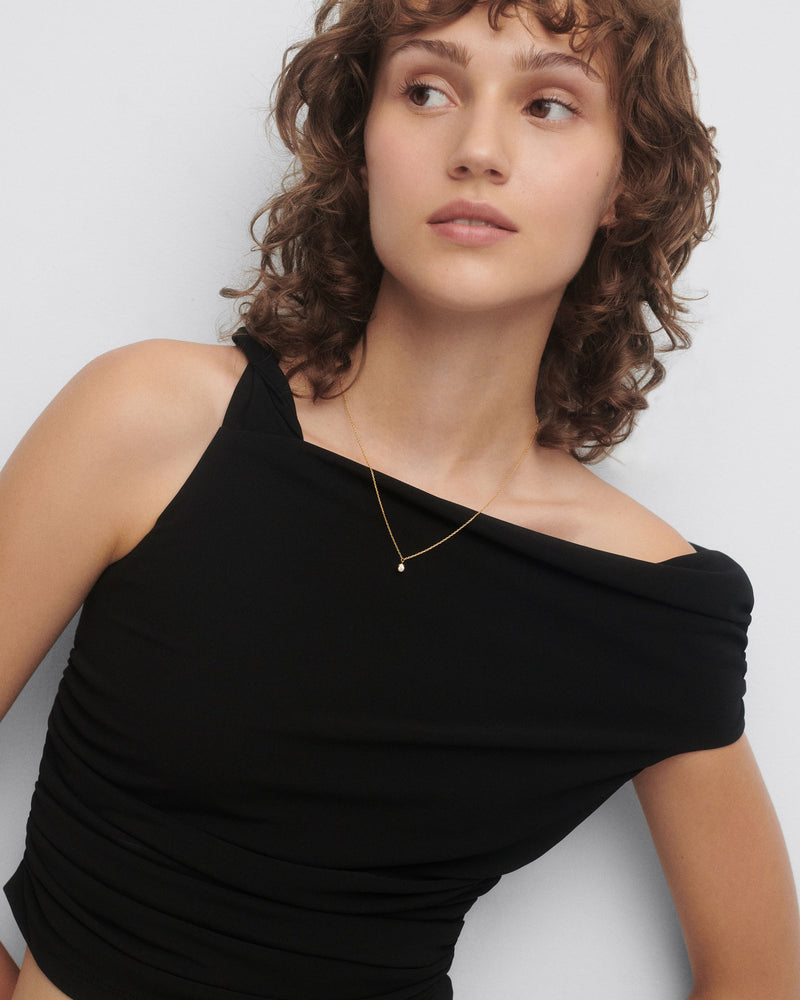 Sand solitary necklace - 
  
    Sterling Silver / 18K Gold plating
  
