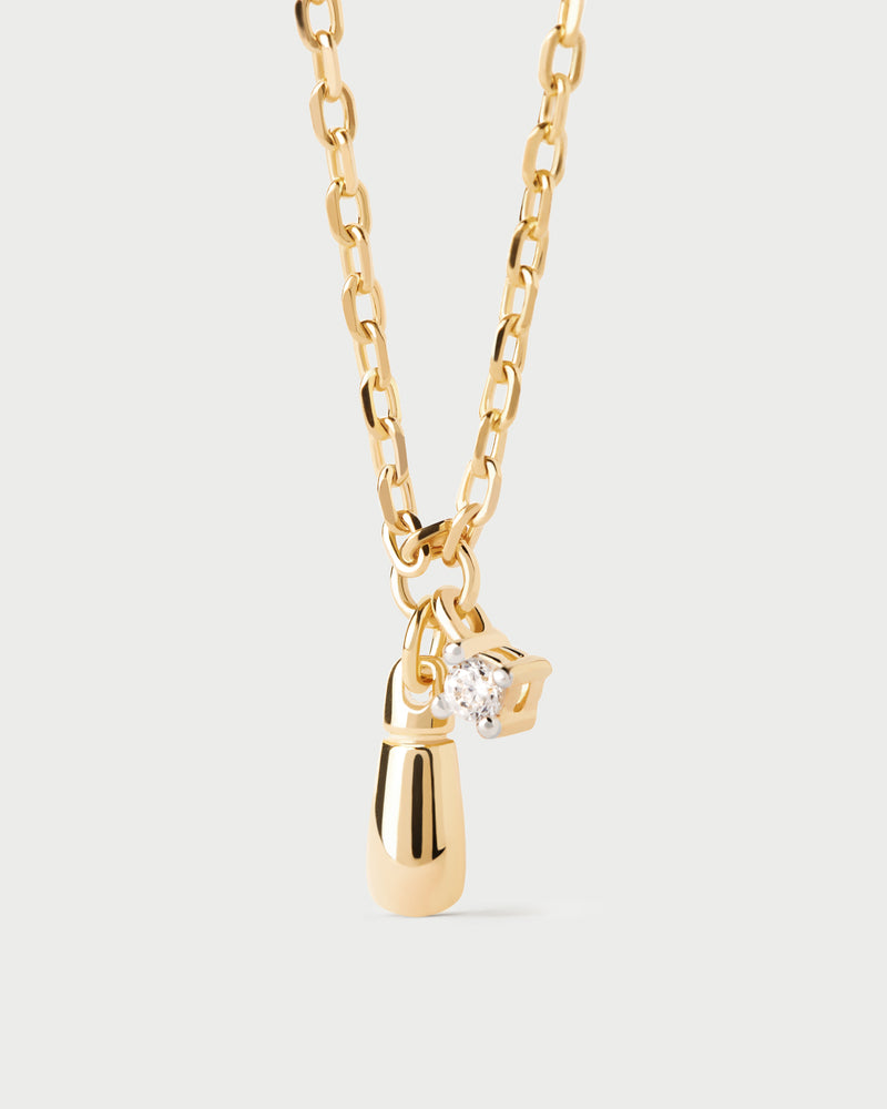 Collana Kira - 
  
    Argento sterling / Placcatura in Oro 18K
  
