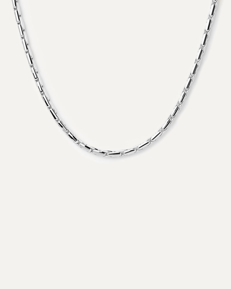 Large Boston Silver Chain Necklace - 
  
    Sterling Silver
  
