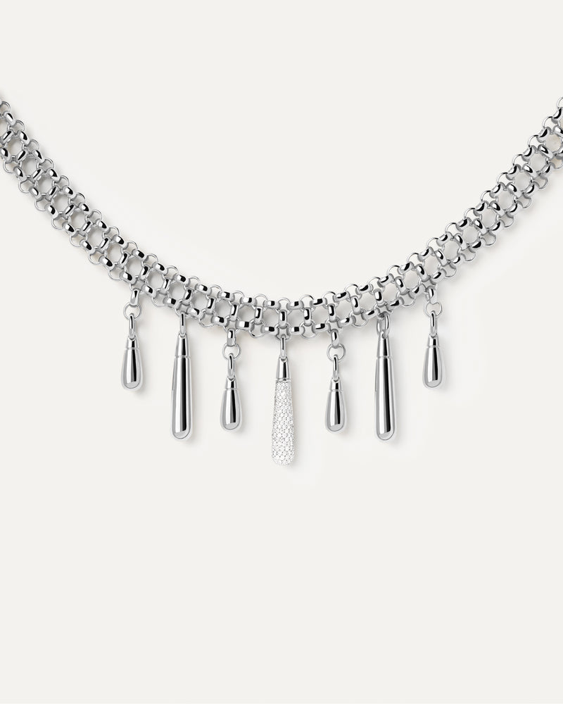 Jelly Silver Choker Necklace - 
  
    Sterling Silver
  
