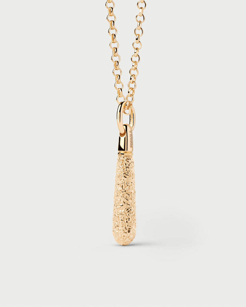 Ciondolo Popcorn large Drop - 
  
    Argento sterling / Placcatura in Oro 18K
  
