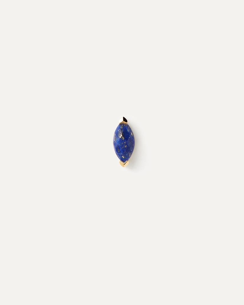 Lapis Lazuli Nomad Single Earring - 
  
    Sterling Silver / 18K Gold plating
  
