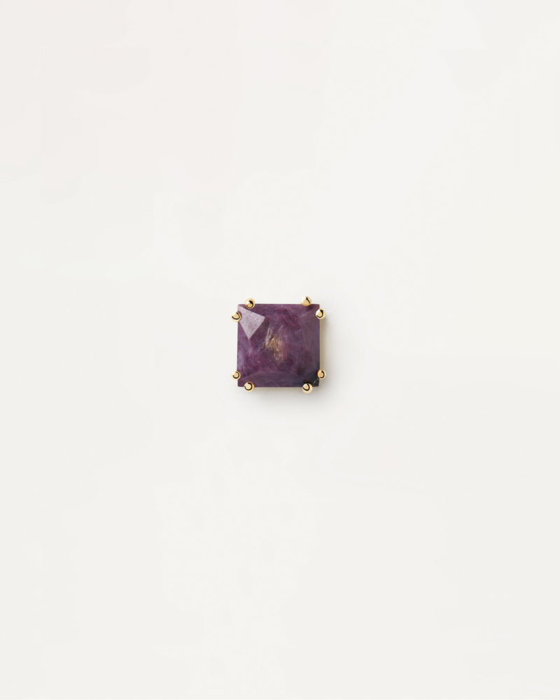 Piercing orecchio Suki Charoite - 
  
    Argento sterling / Placcatura in Oro 18K
  
