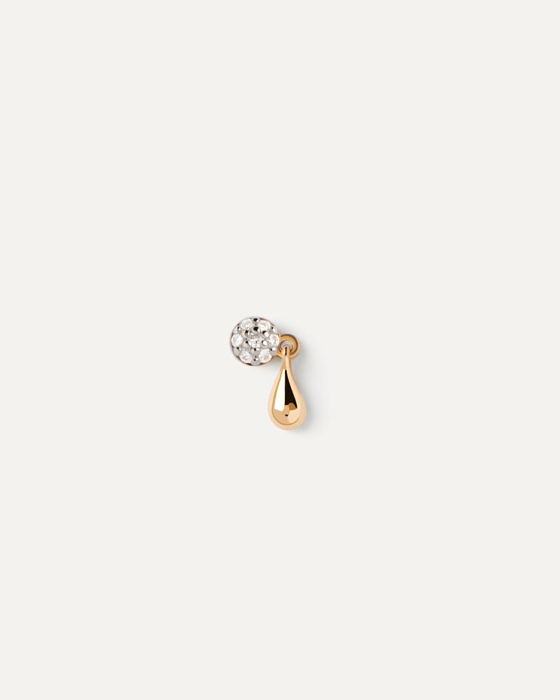 Diamonds and gold Noe single earring - 
  
    18K Gold
  
