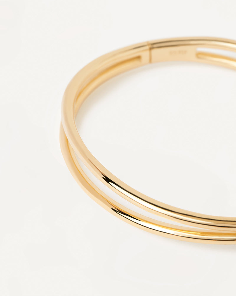 Twister Bangle - 
  
    Sterling Silver / 18K Gold plating
  
