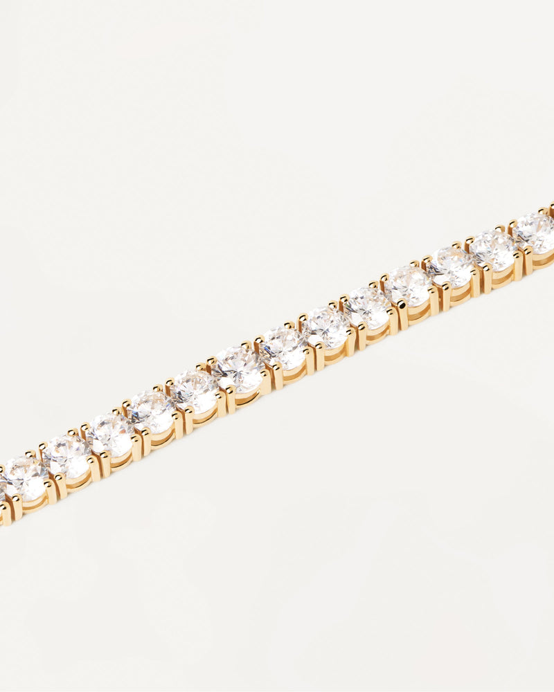 Bracciale Tennis Supreme - 
  
    Argento sterling / Placcatura in Oro 18K
  
