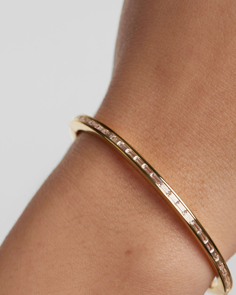 Viena Bangle - 
  
    Sterling Silver / 18K Gold plating
  
