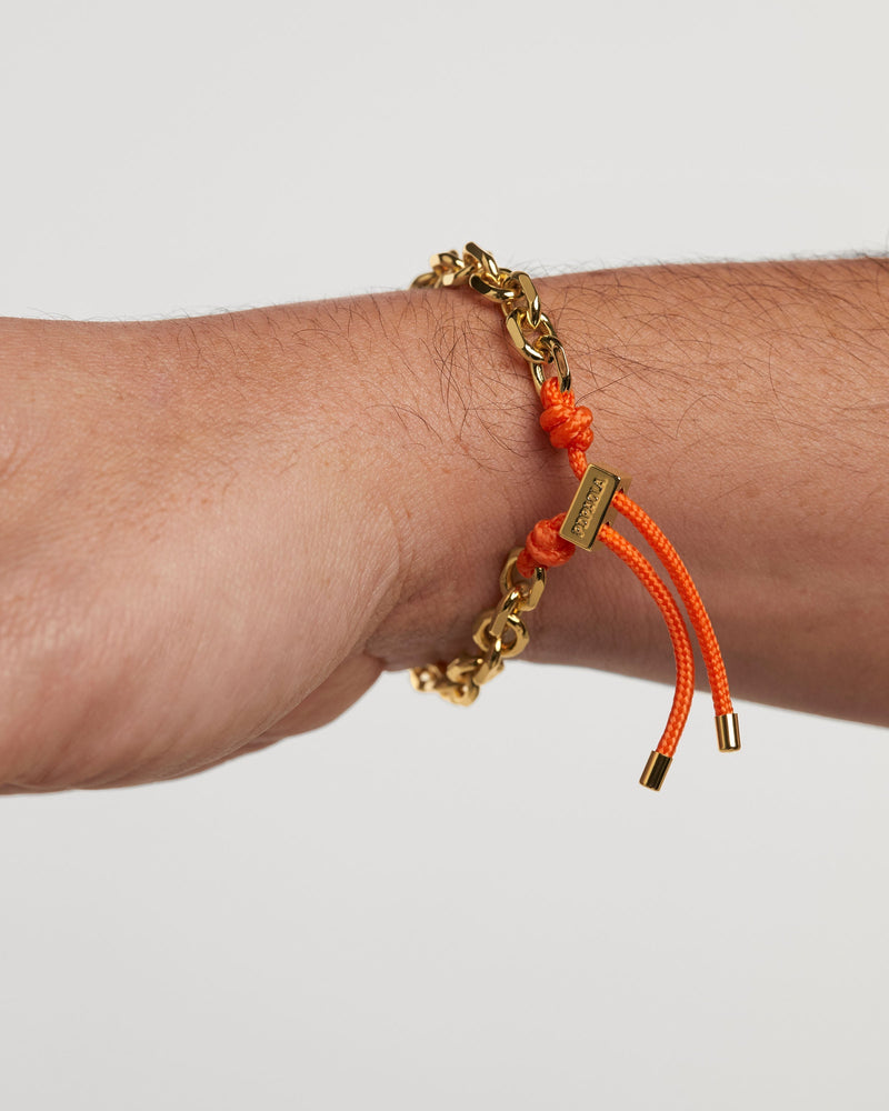 Tangerine Essential Kordel-Gliederarmband - 
  
    Messing / 18K Goldplattierung
  
