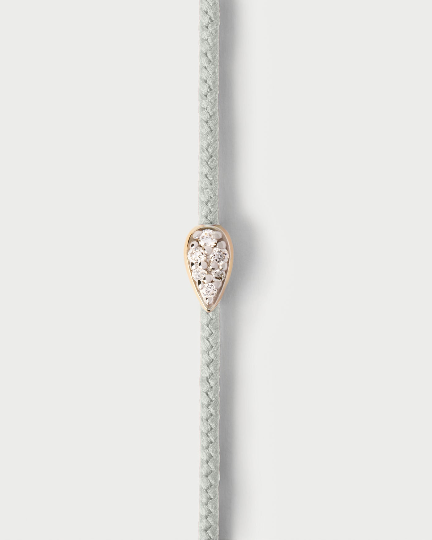 Isa Diamond cord bracelet. Adjustable diamond cord bracelet featuring a drop set with pavé lab-grown diamonds. Get the latest arrival from PDPAOLA. Place your order safely and get this Best Seller.