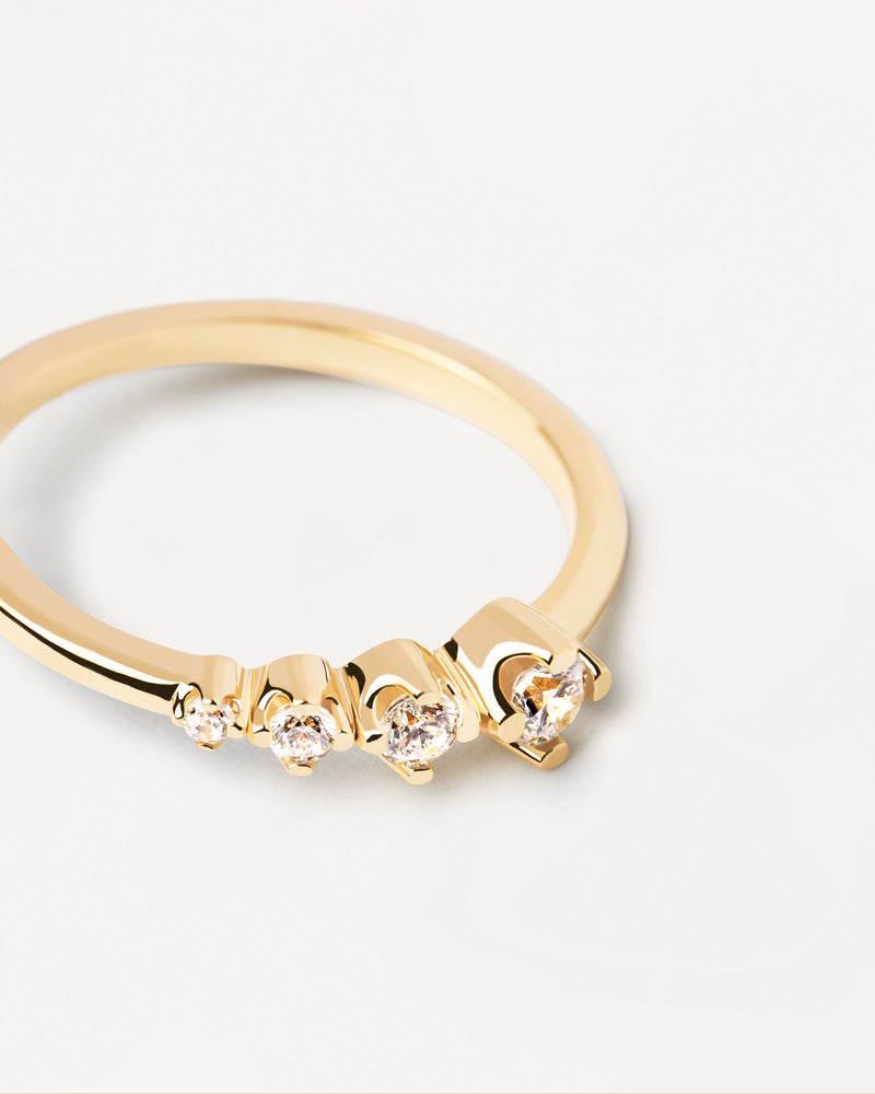 Spark Ring - 
  
    Sterling Silver / 18K Gold plating
  
