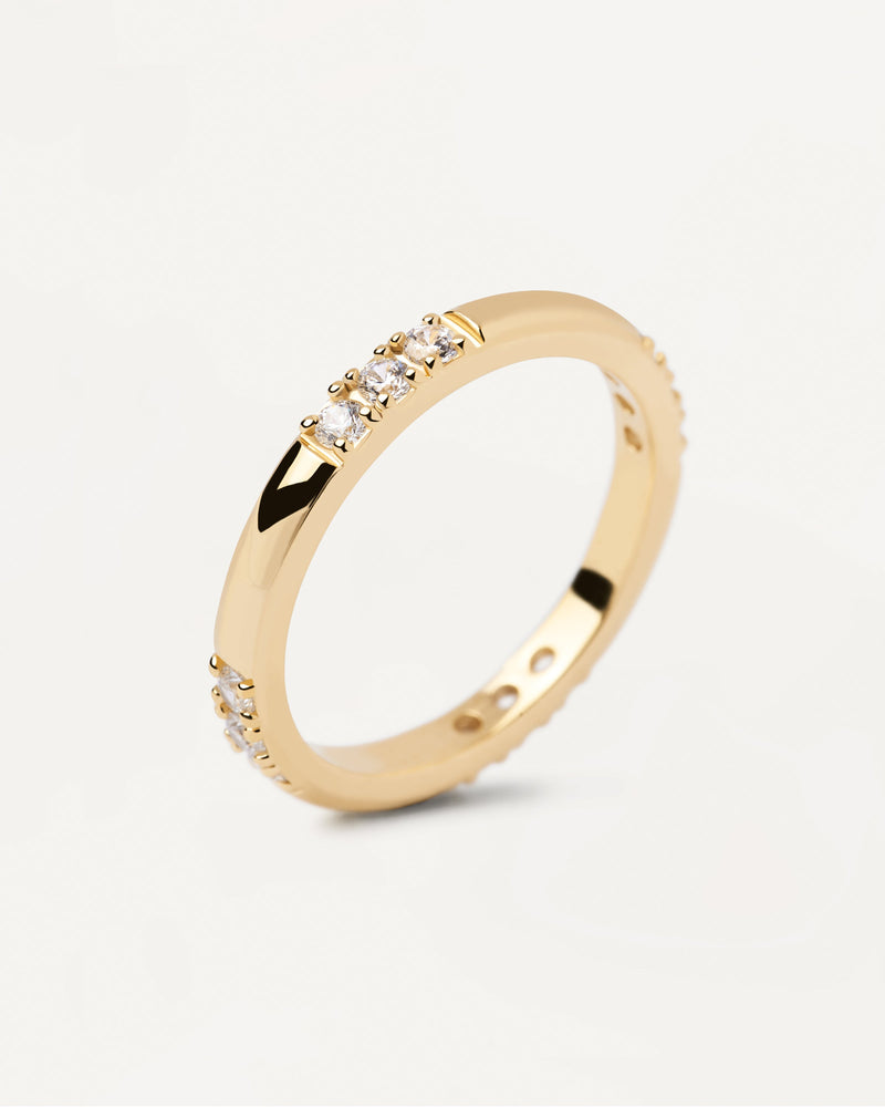 Fabi Ring - 
  
    Sterling Silber / 18K Goldplattierung
  
