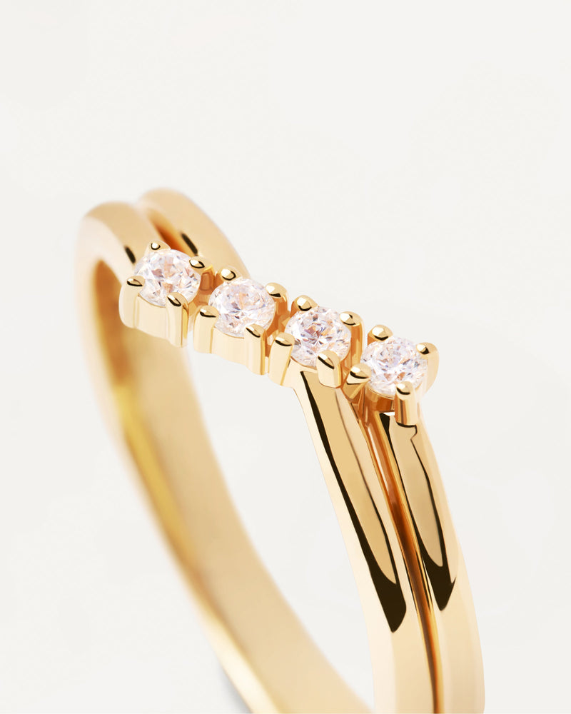 Anna Ring - 
  
    Sterling Silver / 18K Gold plating
  
