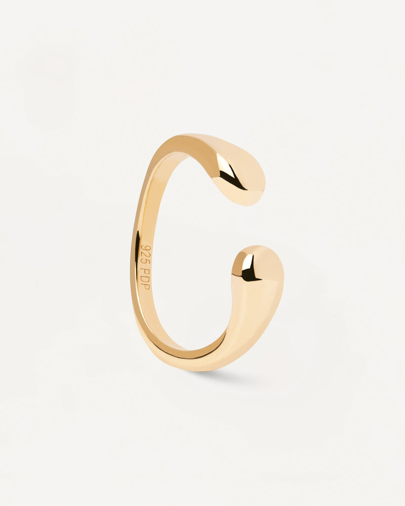 Anello Crush - 
  
    Argento sterling / Placcatura in Oro 18K
  
