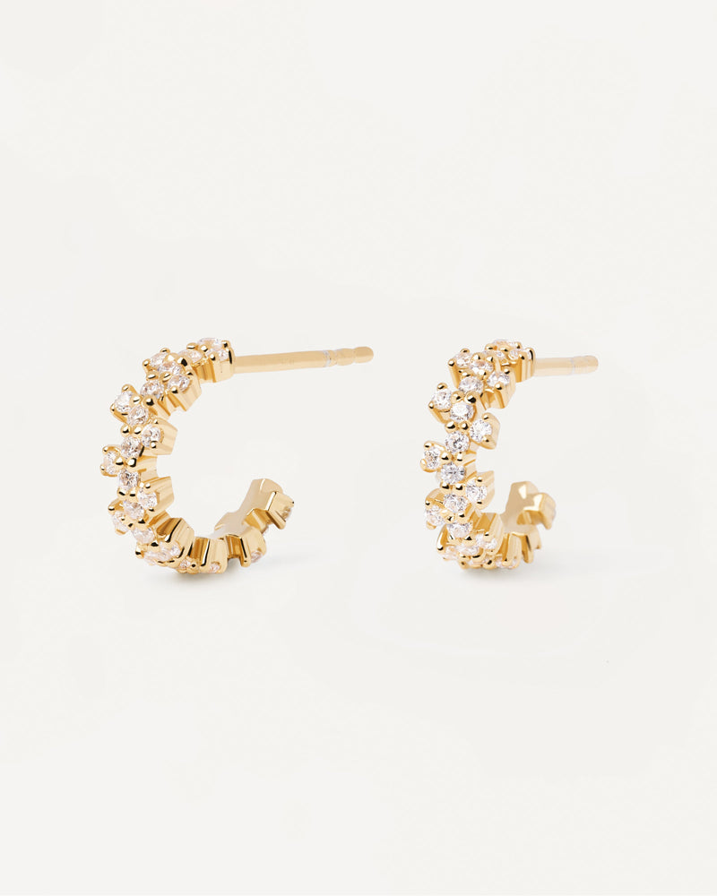 Pendientes Little Crown - 
  
    Plata de Ley / Baño de Oro 18K
  
