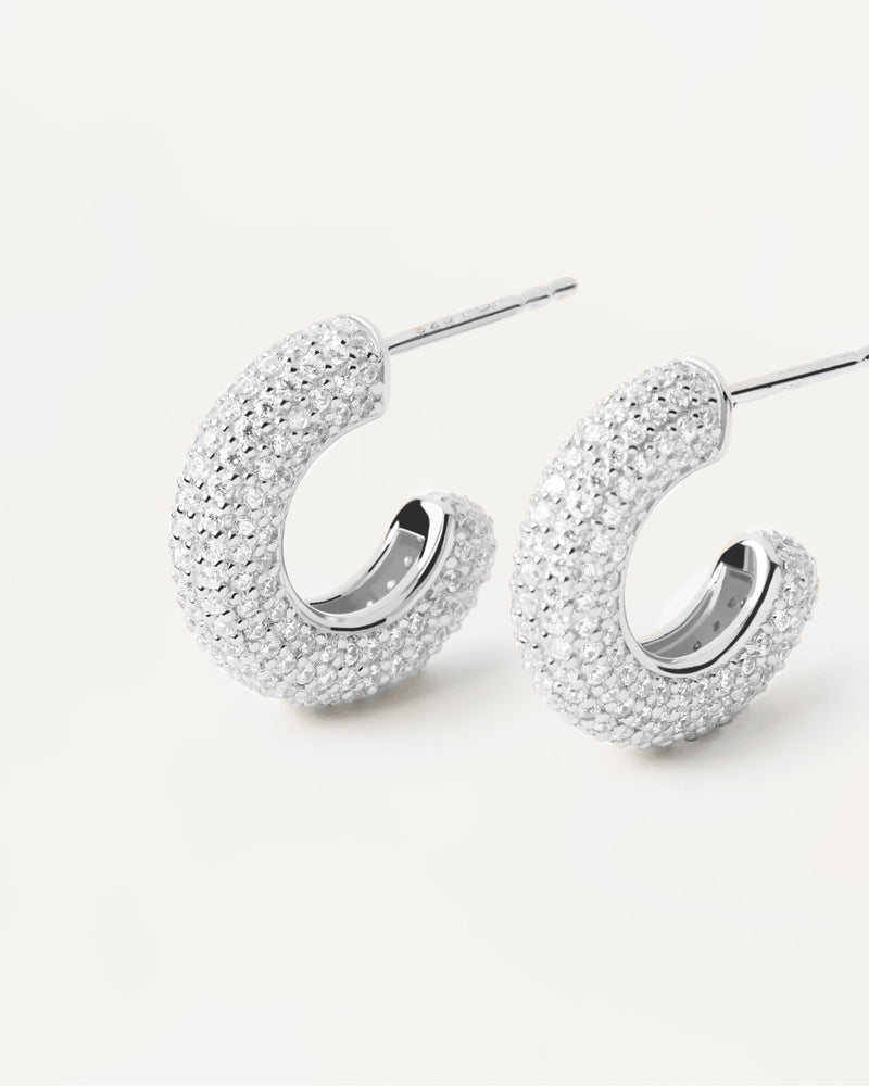 Boucles d'Oreilles en Argent King - 
  
    Argent massif
  
