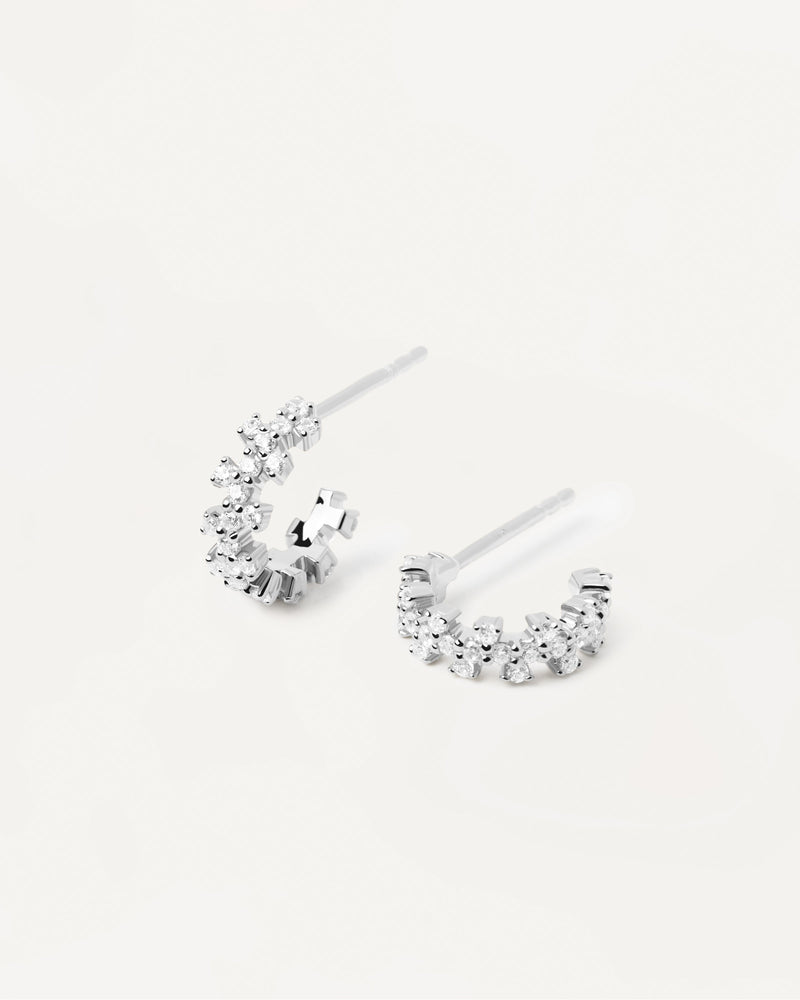 Boucles d'Oreilles en Argent Little Crown - 
  
    Argent massif
  
