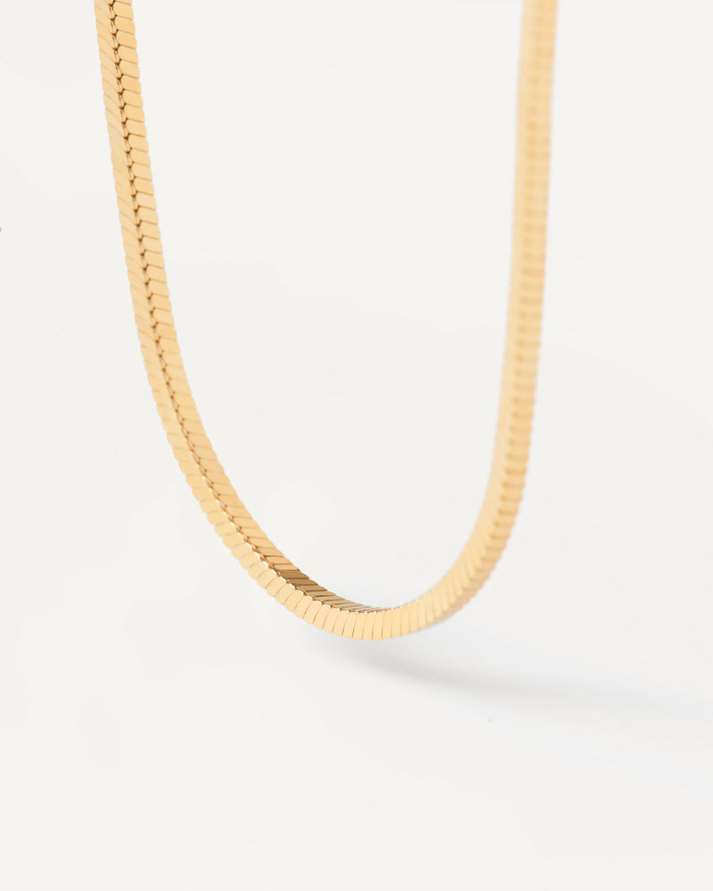 Snake Necklace - 
  
    Sterling Silver / 18K Gold plating
  
