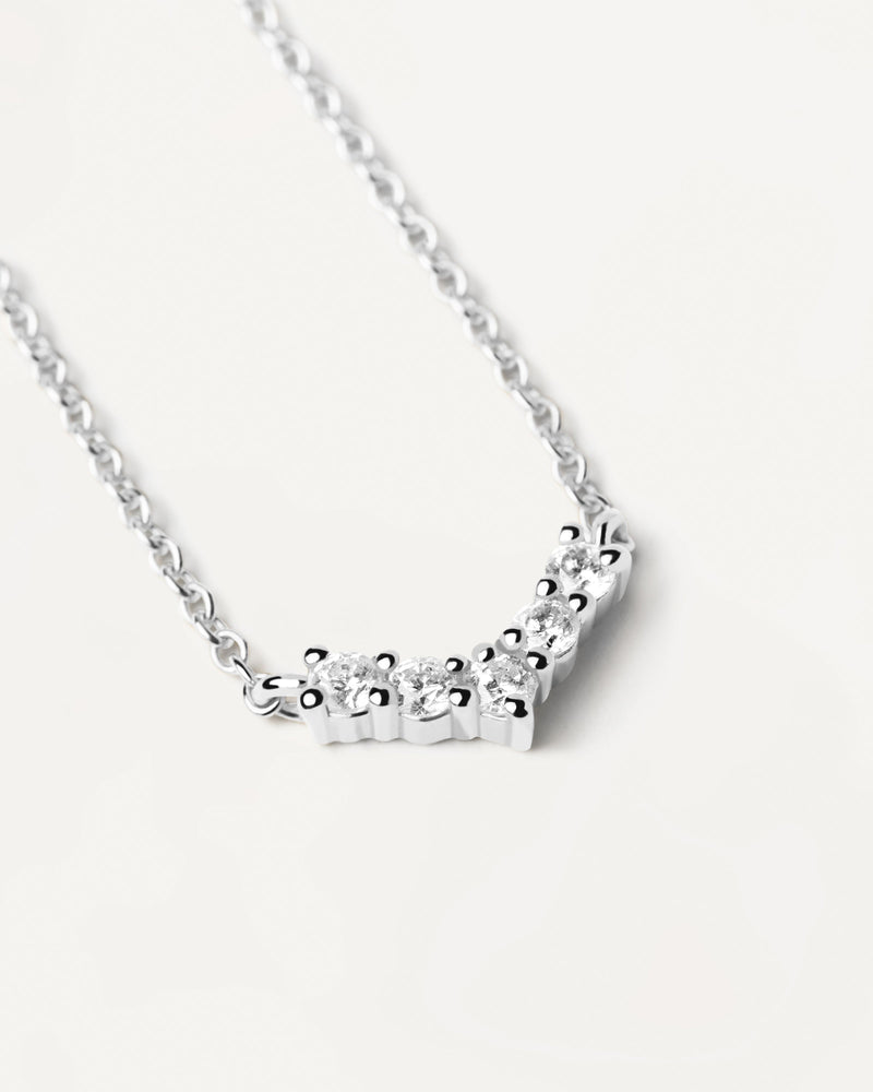 Collier en Argent Mini Couronne - 
  
    Argent massif
  
