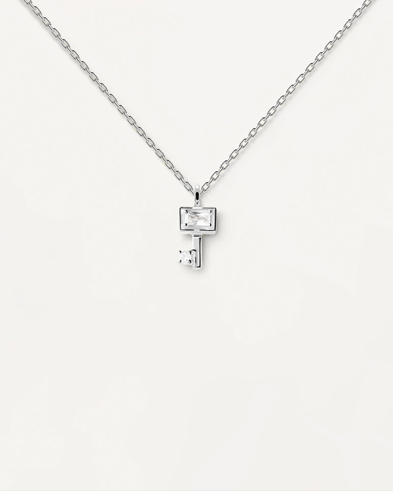 Collier en Argent Clé - 
  
    Argent massif
  
