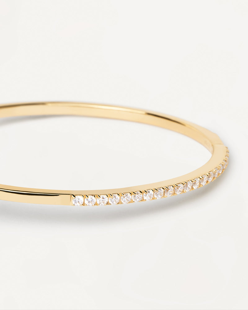 April Bangle - 
  
    Sterling Silver / 18K Gold plating
  
