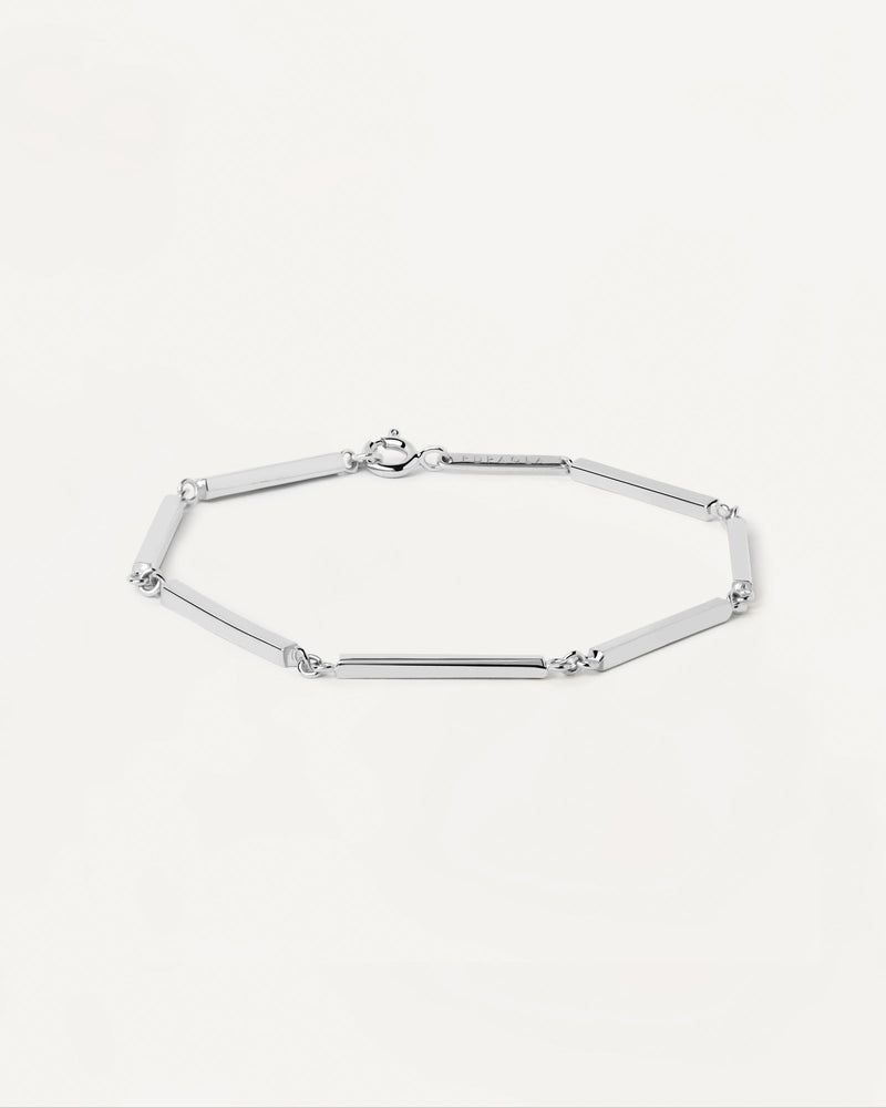 Bar Chain Silver Bracelet - 
  
    Sterling Silver
  
