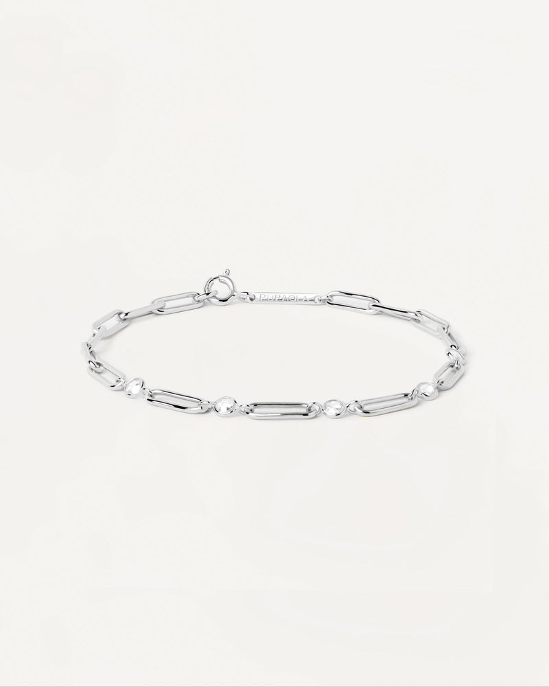 Miami Silber Gliederarmband - 
  
    Sterling Silber
  
