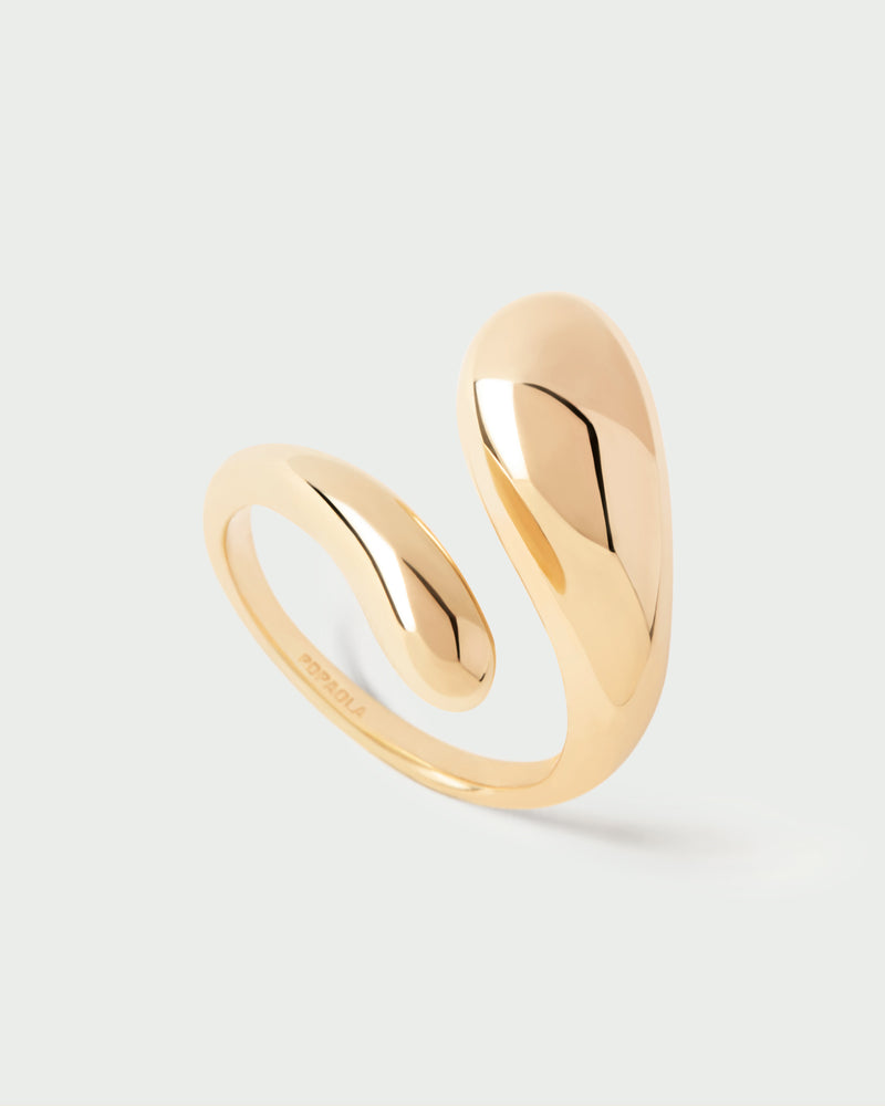 Anillo Orbit - 
  
    Plata de Ley / Baño de Oro 18K
  
