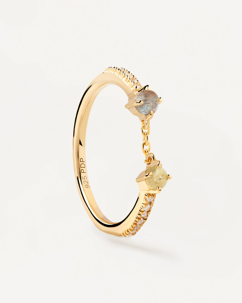 Zena Ring - 
  
    Sterling Silver / 18K Gold plating
  
