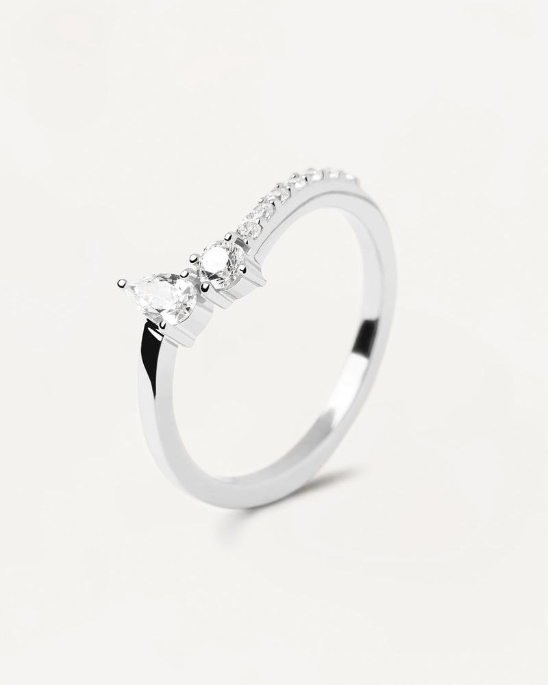 Bague en Argent Ava - 
  
    Argent massif
  
