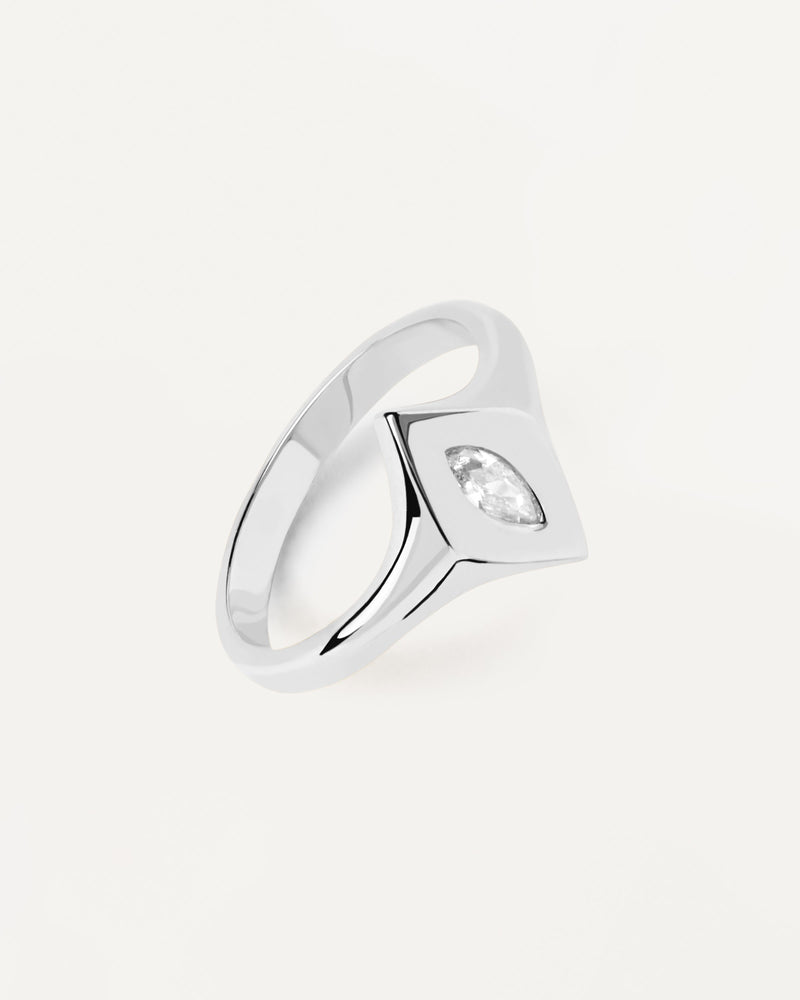 Anello Sigillo In Argento Kate - 
  
    Argento sterling
  
