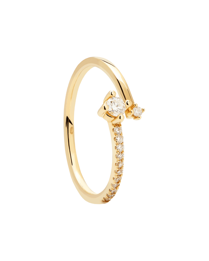 Diamonds and Gold Swing Ring - 
  
    18K Gold
  
