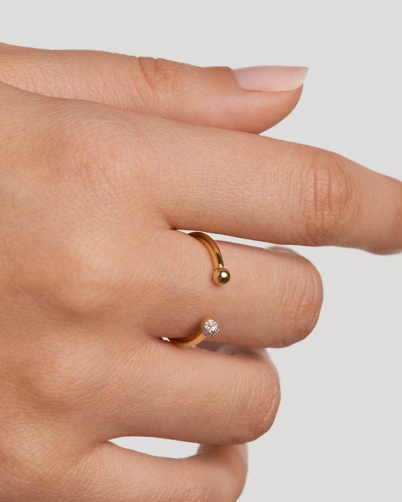 Diamonds and gold Clara ring - 
  
    18K Gold
  
