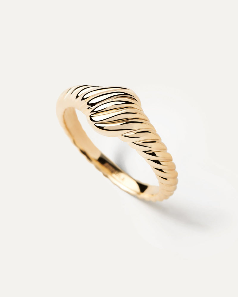 Anillo Sello De Oro Vicky - 
  
    Oro 18K
  
