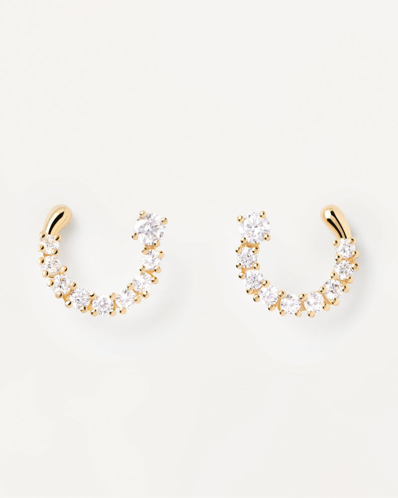 Leona Earrings - 
  
    Sterling Silver / 18K Gold plating
  
