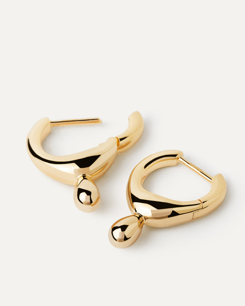 Lava Hoops - 
  
    Sterling Silver / 18K Gold plating
  
