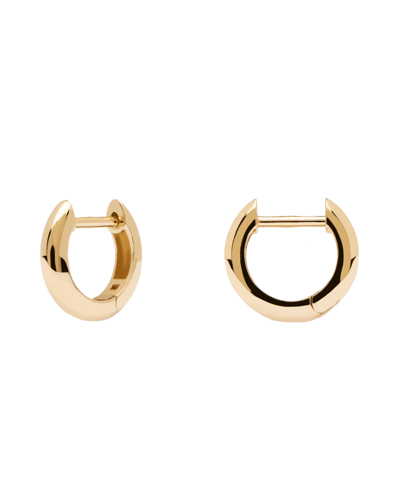 Gold Bold Mini Hoops - 
  
    18K Gold
  
