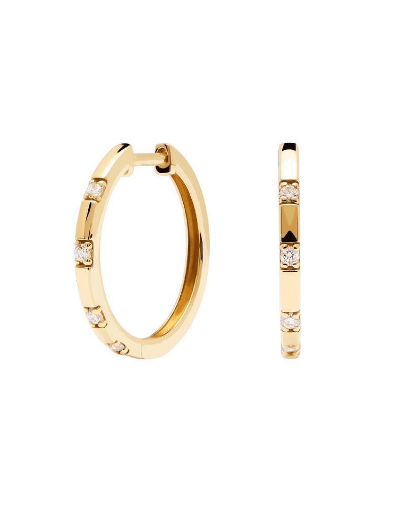 Orecchini in Diamanti e Oro Frosty - 
  
    Oro 18K
  
