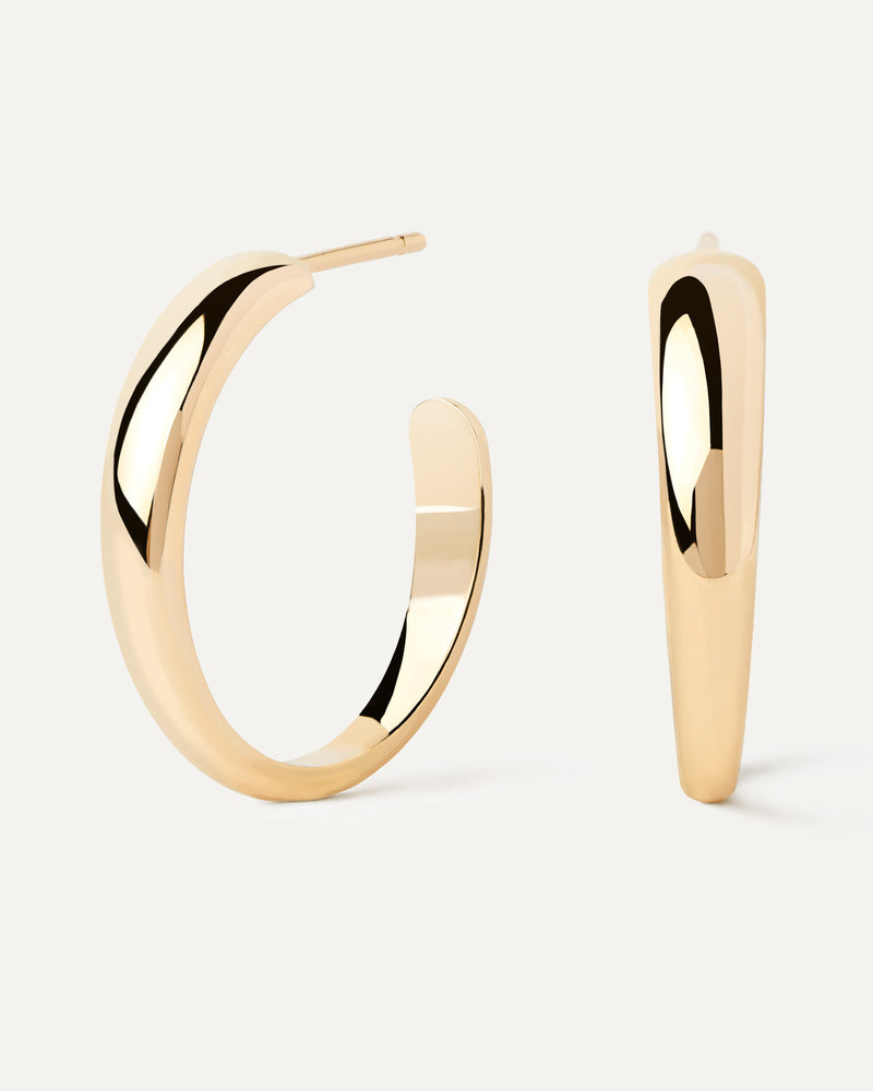 Gold Joan Hoops - 
  
    18K Gold
  
