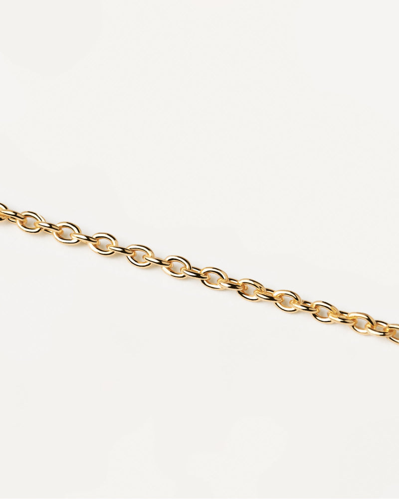 Pulsera Cadena Charms - 
  
    Plata de Ley / Baño de Oro 18K
  
