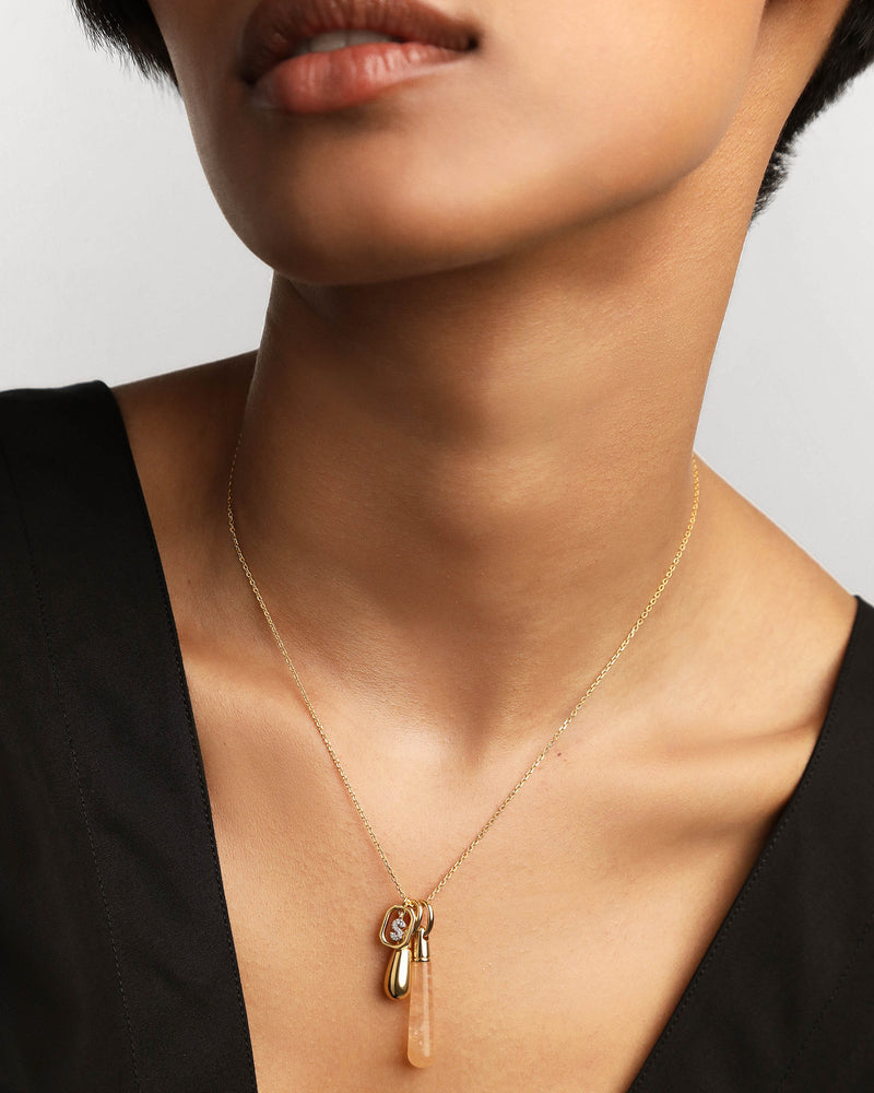 Drop Pendant - 
  
    Sterling Silver / 18K Gold plating
  
