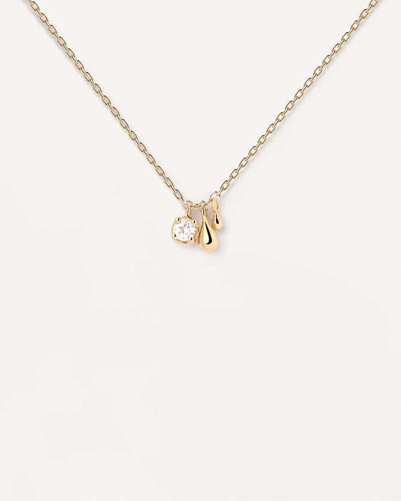 Water Necklace - 
  
    Sterling Silver / 18K Gold plating
  
